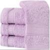 LA' HAM MAM FINE LIVING Luxury Turkish Cotton Towels Easy Care, Extra Soft & Absorbent, Hotel & Spa Quality, Kitchen & Bathroom Turkish Towels (Washcloth Set - 4 Pack, Lilac) view 2