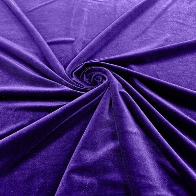 Backdrop King Inc, 60" Wide 90% Polyester 10 Percent Spandex Stretch Crushed Velvet Fabric for Sewing Apparel Costumes Craft, Sold by The Yard. (Light Purple, 3 Yards)