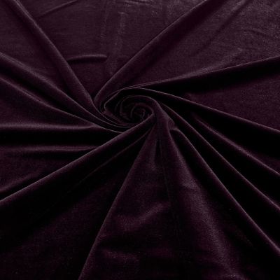 Backdrop King Inc, 60" Wide 90% Polyester 10 Percent Spandex Stretch Crushed Velvet Fabric for Sewing Apparel Costumes Craft, Sold by The Yard. (Raisin, 10 Yards)