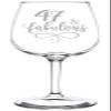 (47th) Fabulous Aged Vintage Birthday Celebration Wine Taster Glass view 1