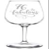 (76th) Fabulous Aged Vintage Birthday Celebration Wine Taster Glass view 1