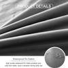 Waterproof Couch Cushion Cover PU Leather Sofa Cover Couch Cushion Slipcover with Elastic Bottom L Shape Sofa 1 2 3 4 Seaters Couch Furniture Protectors (Color : Black, Size : Chaise) view 4