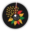 Christmas Tree Skirt with Tassel Juneteenth Sunflower Black History African American Xmas Halloween New Year Party Decor Tree Skirt 36" view 1