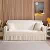 2023 Thicken Jacquard Sofa Cover With Long Skirt Super Soft Crystal Velvet Couch Cover All Inclusive Elastic Sofa Slipcover Washable Furniture Protector Cover ( Color : 01 , Size : 4 seaters (235-300c view 2