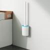 Musolaree Silicone Soft Bristles Long Handle Toilet Brush Set Wall Hanging Toilet Toilet Brush Cleaning Brush view 1