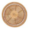 Woven Wall Dcor Boho Wall Basket Decor Wall Baskets Decor Wicker Wall Dcor Handmade Round Handmade Wall Plates Dcor for Living Room Bedroom Farmhouse Gift Idea view 1