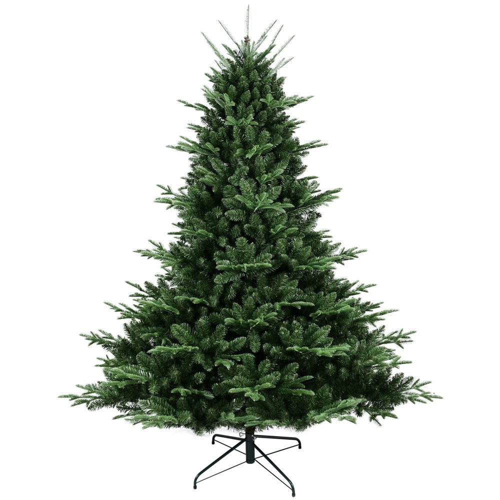 leheyhey 8FT Christmas Tree Simulate Nature Advanced Materials Premium Hinged Blue Spruce Artificial Douglas Firs TreeChristmas Holiday Party Atmosphere Decoration New Year Celebration Xmas Tree