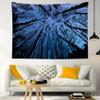 LB Starry Night Forest Tapestry, Tree with Blue Galaxy Night Sky Wall Tapestry for Bedroom, Fantasy Nature Landscape Wall Hanging Tapestry Wall Art for Living Room Home Decor, 70.9L x 92.5W Inches view 3