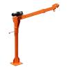 1100 LB Truck-Mounted Crane, with Electric Winch 12V, Painted Q235 Steel Pickup Truck Jib Cranes 360  Rotate Base for Engines Hoist, Shop Crane view 2