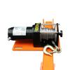 1100 LB Truck-Mounted Crane, with Electric Winch 12V, Painted Q235 Steel Pickup Truck Jib Cranes 360  Rotate Base for Engines Hoist, Shop Crane view 3