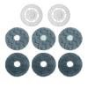 MoVols Mop Pads, Stent Replacement Accessories, Compatible for Xiaomi, Compatible for Mijia Omni Robot X10+ Vacuum Cleaner Washable Mop Cloth Rags Parts (Color : Dust Bag 8pcs) view 2