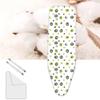 DOUKI Small Ironing Board Cover 13x37 14x42 15x45 Replacement Ironing Board Cover and Pad with Thick Padding, Cotton Ironing Board Pad, Adjustable (Color : Green, Size : 15x48 inch(120x40 cm)) view 1