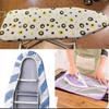 DOUKI Small Ironing Board Cover 13x37 14x42 15x45 Replacement Ironing Board Cover and Pad with Thick Padding, Cotton Ironing Board Pad, Adjustable (Color : Green, Size : 15x48 inch(120x40 cm)) view 2