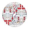 Holiday Tree Skirt - Vibrant Colors - Perfect for Christmas, Halloween, and New Year Celebrations! I Love London view 1