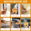100Pcs Blade Plastic Razor Blade Scraper with Retractable Blade: Without Damaging Surfaces Cleaning Tool for Adhesive Remover, Sticker Remover, Labels, Paint, Work on Cars, Windows, Trucks, Mailboxes view 3