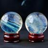 NIBHZ Natural Citrine Crystal Ball with Stand Yellow Melting Stone Crystal Sphere Crystal Sphere for Scrying Mirror, Crystal, Divination Sphere, Home Decoration,Natural Stones,9cm view 4