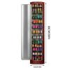 PAKMEZ 360-degree Rotating Shoe Cabinet, Cylindrical Shoe Rack, Shoe Storage Organizer, Premium Rotating Shoe Rack with Doors, for Entryway Hallway Corner view 2