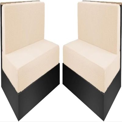LUXRUB Stretch RV Dinette Cushion Covers All Inclusive RV Cushion Couch Cover Backrest Cover Jacquard Furniture Protectors Camper Car Bench Cover RV Booth Seat Covers (Color : Beige, Size : 2sets)
