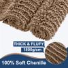 FLOLEOPA Soft Plush Microfiber Bathroom Rugs, Absorbent Bath Rugs Non Skid Machine Wash Dry Bath Mats for Tub,Shower and Bath Room Floor Mats(Taupe Brown,17x24 inches) view 4