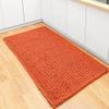 FLOLEOPA Soft Plush Microfiber Bathroom Rugs, Absorbent Bath Rugs Non Skid Machine Wash Dry Bath Mats for Tub,Shower and Bath Room Floor Mats(Burnt Orange,27.5x47 inches) view 1