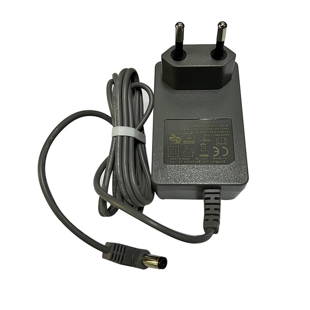YAXRO Power Adapter with EU Plug Compatible for Dreame V9 Wireless Hand Held Vacuum Cleaner V9 V10 Charger Replacement Spare Parts (Color : Black)