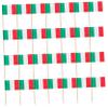 Amosfun Party Country Flags Multi-function Cupcake Decorations 65mm Toothpick Flags view 1