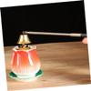 ARTIBETTER Oil lamp Extinguisher Wick Dipper blowzee Candle Blower Candle Wick Snuffer Bell Snuffer Vintage lamp Shades Long Handle Extinguisher Alloy Retractable Cutting Machine view 3