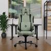 Arozzi Vernazza Supersoft Upholstery Material has a Unique Velvety Texture That is Fluid-Repellant and Breathable with Memory Foam Lumbar Support and 4D Armrest for Office and Gaming Chair - Forest view 2
