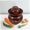 ABOOFAN Chinese Pickle Jar Ceramic Jar Traditional Ceramic Can Fermenting Tanks view 2