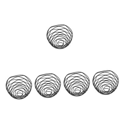 NOLITOY 5pcs Metal Fried Food Basket Snack Serving Dish for Appetizers French Fries and Fried Chicken for Kitchen Restaurant and Use