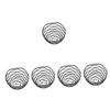 NOLITOY 5pcs Metal Fried Food Basket Snack Serving Dish for Appetizers French Fries and Fried Chicken for Kitchen Restaurant and Use view 1