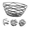NOLITOY 5pcs Metal Fried Food Basket Snack Serving Dish for Appetizers French Fries and Fried Chicken for Kitchen Restaurant and Use view 2