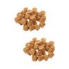 ABOOFAN 2sets Mini Corks Wooden Bottle Stoppers for Corks Decorative Wine Bottle Toppers 30pcs*2 view 1