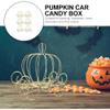 ABOOFAN 12pcs Carriage Centerpieces for Tables Mini Pumpkins Carriage Princess Centerpiece Flower Candy Treat Boxes for Wedding Birthday Party Table Decor view 4