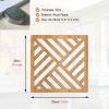 ERRULAN Wooden Hanging Room Dividers, Hollow Screen Partition Portable Wall for Living Room Bedroom Office Shop, Home Privacy Separator Panel Indoor, Paraban para Dividir Espacio (Size : 5pcs) view 3