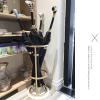 Umbrella Holder Household Simple Umbrella Stand, Multifunctional Umbrella Rack for Canes Walking Sticks, Living Room Office (Color : Gold) (Gold) view 2