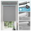 Boolegon No Drill No Tools Cellular Shades Top Down Bottom Up Honeycomb Blinds Blackout Cordless Window Blinds Easy to Install Cellular Shade for Windows,Blackout-Light Gray,Custom Size view 2