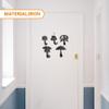 Healvian 5pcs Cartoon Wall Hooks for Bathroom Closet Hanging Hooks for Coats Towels Bags Space-Saving Design Easy to Install Iron Hangers view 4