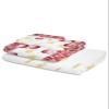 3-Piece Towel Set - Bath Towels Hand Towels Wash Cloths, Absorbent and Drying Christmas Poinsettia Towel Set for Kitchen/Bathroom/Gym/Swimming Pool view 2