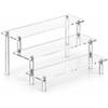 Acrylic Display Risers, 3 Tier Perfume Organizer,Clear Cupcake Stand Holder view 1
