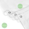 4Pcs Christmas Bathroom Sets with Shower Curtain, Rugs, Toilet Lid Cover and Bath Mat, Christmas Tree Santa Claus Snowman Gnome Chritsmas Shower Curtain Set for Winter Holiday Bathroom Decor (Set C) view 3