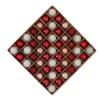 BORDSTRACT A Set of 49 Red Shatterproof Ornaments, Mini Ornaments Suitable for Hanging in The Tree Family Parties, Garden Dinners, Birthday Parties, Dances(01) view 1