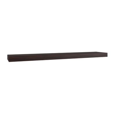 AquaTeak 48" Manada Mocha-Shield Hollow Floating Teak Wall Shelf