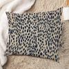 MISSUYSA Antelope Black Animal Print Throw Pillow Case Set of 2 Asian Rectangular Cushion Cover 20x30in Decorative Pillow Home Cotton Linen Exotique Pillowcase for Home Indoor Sofa Couch Decor view 2
