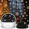 Christmas Projector Night Light Indoor, Snowflake NightLight for Room Decor, Kids Star Projector Night Light with Starry&Snowfall Theme,Xmas Birthday Gift Toy for Baby Toddler view 1