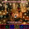 Christmas Projector Night Light Indoor, Snowflake NightLight for Room Decor, Kids Star Projector Night Light with Starry&Snowfall Theme,Xmas Birthday Gift Toy for Baby Toddler view 2