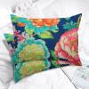 MISSUYSA Navy Pink Chinoiserie Peony Floral Throw Pillowcase Set of 2 Asian Style Rectangular Cushion Cover 20x30in Decorative Pillow Home Cotton Linen Ethnic Accent Pillowcase for Bedroom Sofa Car view 3