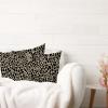 MISSUYSA Black Cheetah Leopard Print Pillow Cover Set of 2 Traditional Oriental Rectangular Throw Pillow Cover 20x30in Decorative Pillow Home Cotton Linen Retro Square Cushion Cover for Sofa Decor view 4