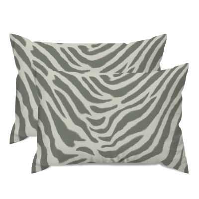 MISSUYSA Set of 2 Lumbar Cushion Cover Tiger Stripes Cream Muted Beige Throw Pillow Case Chinese Style 20x30in Decorative Pillow Home Cotton Linen Maximalist Cushion Cover for Couch Sofa Bed Car