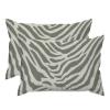 MISSUYSA Set of 2 Lumbar Cushion Cover Tiger Stripes Cream Muted Beige Throw Pillow Case Chinese Style 20x30in Decorative Pillow Home Cotton Linen Maximalist Cushion Cover for Couch Sofa Bed Car view 1